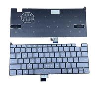 YIJIATech New Keyboard US Layout for Microsoft Surface Laptop GO1/2 2013 1943 1963 Gray Frameless Laptop Keyboard AEZ91U06110356500VE3A NSK-916PQ AEZ91U06110 9Z NJ1PQ.601 911US with Fingerprint Holes
