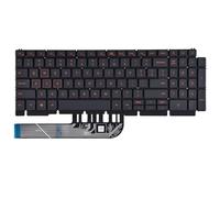 YIJIATech ® New Laptop with Built-in Keyboard and Screwdriver US Layout for Dell G15 5510 5511 5515/G15 5520 5521 5525 Series Game Laptop, Dell G15 5510 5511 5515 (Orange Without Backlight)
