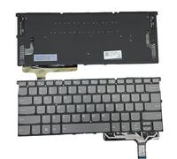 YIJIATech New Replacement Keyboard with Screwdriver US Layout for Lenovo ideapad/Yoga S940-14IIL S940-14IWL PP2SXB-US Backlit Laptop Keyboard（Grey）
