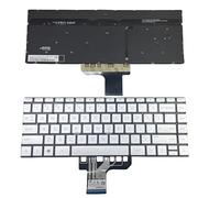 YIJIATech New US Layout for HP Envy x360 13-AG 13M-AG 13M-AG0001DX 13Z-AG000 13-BF 13-BF0013DX 13-AH 13-AH1025CL/Pavilion 13-AN0000 13-AN0030WM 13-AN0031WM 13-AN1010NR Silver Backlit Frameless