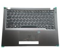 YIJIATech replacement keyboard US layout for Lenovo V730-13 black with C-shell, touch pad, and backlight laptop keyboard