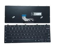 YIJIATech Replacement Keyboard with Screwdriver US Layout for Dell Chromebook 3180 3181 3189 3380 Laptop Keyboard Black Framed Without Backlight (with Power Button)