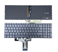 YIJIATech replacement keyboard with screwdriver US layout for HP 15-EG 15-EH TPN-Q246 TPN-Q245 15-eg0102TX 15-ER black frameless laptop keyboard with backlight (Black)
