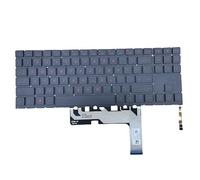 YIJIATech Replacement Keyboard with Screwdriver US Layout for HP 15-EN 15-EK TPN-Q236 Q265 Q267 red Text with Backlight Frameless Laptop Keyboard
