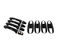 YIJIAVSX Car Exterior Door Handles for Vito W447 2014 2015 2016 2017 2018 2019 2020 Car ABS Door Handle Bowls Cover Trim with Keyhole Only LHD(with Hole Glossy)
