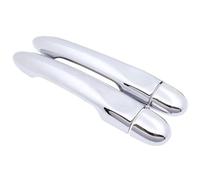 YIJIAVSX Chrome Car Door Handle Cover Trim Set Styling for Renault for Megane III for Scala 2008 2009 2010 2011 2012 2013 2014 2015 (2Dr No Key No Button)