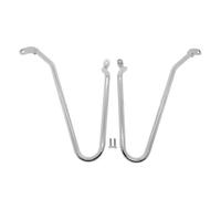 YIJIAVSX Motorbike Rear Racks For Triumph For Bonneville For Bobber Black For Speedmaster 1200 2018-2023 Motorcycle Pannier Saddlebag Supports Guard Bars Motorbike Rear Racks(Chrome)