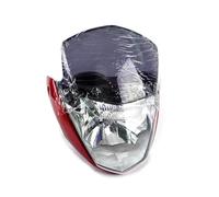 YIJIAVSX Motorcycle Headlamp For Y&amaha YBR125K YBR125 YBR125K JYM125-7 Motorcycle HeadLight Headlamp Assembly Head Light Fairing Windshield(Set of red)