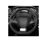 YIJIAVSX Steering Wheel Cover Car Steering Wheel Cover For Peugeot 308 2014-2017 Car Accessories Interiors Original Steering Wheel Braid Steering Wheel Protector(White Thread)