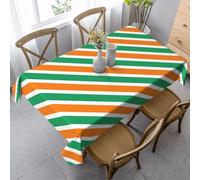 YIJIAYH Flag of Cote d'Ivoire Print Elegant Rectangular Washable Tablecloth for Kitchen Wedding Party Dining Decoration
