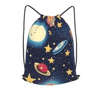 YIJIAYH Versatile lightweight Drawstring Starry Sky Universe Space Print Bags for Swim,Fitness,Travel,Outdoor Activities