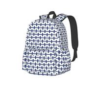 YIJIAYUN Lightweight Spacious Student Finnish flag Print Backpack Durable,adjustable straps for school or travel