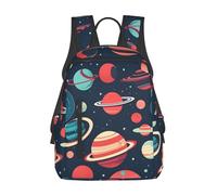 YIJIAYUN Outer Space Planets Print Lightweight backpack sturdy, durable for going to school, work, shopping, traveling