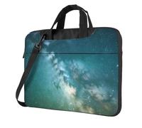 YIJIAYUN Starry Night Sky Deep Outer Space Print Laptop Bags Portable Single Shoulder Bag Slim Briefcase Messenger Bag Multi-Size