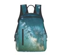 YIJIAYUN Starry Night Sky Deep Outer Space Print Lightweight backpack sturdy, durable for going to school, work, shopping, traveling
