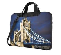 YIJIAYUN Tower Bridge in London Print Laptop Bags Portable Single Shoulder Bag Slim Briefcase Messenger Bag Multi-Size