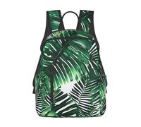 YIJIAYUN Tropical Palm Banana Leaves Print Lightweight backpack sturdy, durable for going to school, work, shopping, traveling