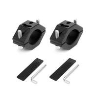 YIJIEBAO 20mm-32mm Pressure Code Stent Motorcycle Headlight Spotlight Clamps Bracket Aluminum Lamp Mount Accessories Fit For Dirt Street Bike Accessories(2pcs 20-32mm)