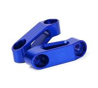 YIJIEBAO 2PCS Motorcycle Rearview Mirrors Riser Extension Bracket Adapter Accessories Fit For Yamaha AEROX155 AEROX 155 NVX 155 NVX155 Mount Extender(Blue no logo)