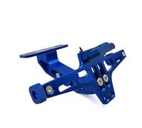 YIJIEBAO CNC Motorcycle License Plate Frame Holder Bracket & Fit For YAMAHA FZ8 FZ6 XSR700 XSR900 XSR 900 XV950 XV 250 950 Accessories(Blue)