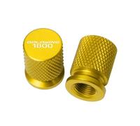 YIJIEBAO Fit For 1800 Goldwing GL1800 Accessories Aluminum Wheel Tyre Valve Air Port Cover Cap(Gold)