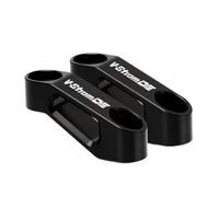 YIJIEBAO Fit For SUZUKI V-STROM 800 DE1050 DE VSTROM 800DE V STROM 1050DE 2023 Motorcycle Rearview Mirrors Extension Riser Extend Adapter Mount Extender(Black)