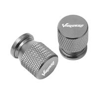 YIJIEBAO Fit For XL1000 Varadero 1000 125 XL1000V XL125 XL125V XL 1000 Motorcycle CNC Aluminum Tire Valve Air Port Stem Cover Caps(Silver)