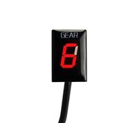 YIJIEBAO Fit For YAMAHA FZS1000 Fazer FZS 1000 Fazer FZN150 FZN 150 Wr250r Wr250x Xv1900A Motorcycle Accessories Gear Indicator Display Meter Waterproof(Red)