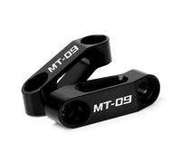 YIJIEBAO Fit For Yamaha MT03 MT07 MT09 Rearview Mirror Extender Adapters Riser Rear View Base Mirrors Extension Bracket Motocycle Accessories Mount Extender(MT09 Black)