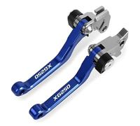 YIJIEBAO Fit for Yamaha XG250 Tricker 2004-2010 2009 2008 2007 2006 2005 Motorcoss Pit Dirt Bike Pivot Foldable Brake Clutch Levers XG250 Motorbike Brake Clutch(Blue)