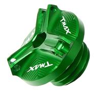 YIJIEBAO M20*2.5 CNC Motorcycle Engine Moto Oil Cup Fuel Filler Tank Cap Cover Fit For Yamaha TMAX 500/530 T-max 500 2001 2002 2003 2004-2008 Accessories(Green)