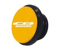 YIJIEBAO M20*2.5 Motorcycle Engine Oil Fuel Filler Cover Cap Plug Fit For CB650F 2013-2025 CB650R 2019-2025 CB 650R CB 650F Accessories(Gold CB650R)
