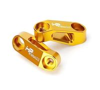 YIJIEBAO Motorcycle Accessories Rearview Mirrors Extension Riser Extender Fit For Bmw Hp R1250gs R1200gs Adv Lc R 1250gs Adventure R1250 Gsa Mount Extender(HP R1250GS-YELLOW)