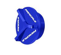 YIJIEBAO Motorcycle CNC Aluminum Engine Oil Filter Cover Plug Cap Fit For Panigale1299 V4R V4S V4 Filler Tank Cover Panigale Accessories(Blue)