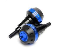 YIJIEBAO Motorcycle CNC Frame Sliders Crash Pad Falling Protector Guard Fit For Yamaha MT07 MT 07 2015-2023 Engine Protection Sliders Cover Frame Sliders(Blue)