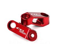 YIJIEBAO Motorcycle Fit For CB 500X CB250R CB300F CB300R CB 250F 500F Universal Rearview Mirrors Extension Riser Extend Adapter Bracket Mount Extender(Red cb300r)