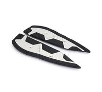 YIJIEBAO Motorcycle Footrest Foot Pads Pedal Plate Pedals Fit For Yamaha X-MAX 125 250 300 400 XMAX125 XMAX250 XMAX300 2017-2022 XMAX400 Anti-Slip Footboard(Behind)