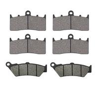 YIJIEBAO Motorcycle Front And Rear Brake Pads Fit For BMW K1600 B K1600B Bagger Grand America K 1600 K1600GT GT SE K1600GTL GTL Exclusive Accessories(Front and Rear 3pcs)