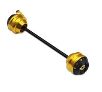 YIJIEBAO Motorcycle Front & Rear Axle Fork Crash Sliders Wheel Protector Fit For Multistrada 950 Multistrada 950S MULTISTRADA 950/S(Rear Gold)
