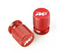 YIJIEBAO Motorcycle Valve Caps Tire Cap Set Fit For Dio DJ-1 DJ-1RR AF19 AF18 SR AF20 ZX AF28 ZX AF35 BAJA AF28 Z4 AF56/57 50cc 125CC(Red)