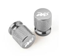 YIJIEBAO Motorcycle Valve Caps Tire Cap Set Fit For Dio DJ-1 DJ-1RR AF19 AF18 SR AF20 ZX AF28 ZX AF35 BAJA AF28 Z4 AF56/57 50cc 125CC(Silver)