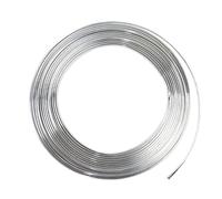 YIJINSHENG 3metres x 6MM Universal U Shape Custom Chrome Plated DIY Moulding Trim Strip Line for Sedan Car Pickup Air Vent Door Edge Decoration(Silver)
