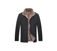 YIJINYVN Puffer jacket mens Men Thick Warm Jacket Autumn Classic Outdoor Windproof Jackets Men Windbreaker Winter Casual Coat Men(M)