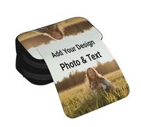 YIJIUWKIS Personalised Pencil Case Add Photos Text Name Logo Custom Pen Bag Pouch Large Capacity Stationery Storage Organiser with Flip Top for Girls Boys Teen Student Women Men Office School Supply