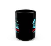 YIKBOSF Dauphin Island Alabama Mug Surfer Surfing Surfboarder