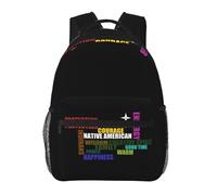 YIKBOSF Natives Backpack Native American Laptop Backpacks Bag Native America Laptop Bag Native Americans Bag