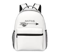 YIKBOSF Natives Backpack Native American Laptop Backpacks Bag Native America Laptop Bag Native Americans Bag