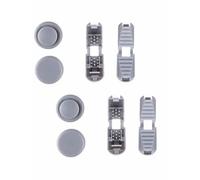 YIKEDA Replacement Lace Locks & End Clips for Elastic Laces, 2 Sets | Spare shoelace clips for compatible no-tie lacing systems. Accessories only; laces not included. Available in 18 colours.