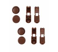 YIKEDA Replacement Lace Locks & End Clips for Elastic Laces, 2 Sets | Spare shoelace clips for compatible no-tie lacing systems. Accessories only; laces not included. Available in 18 colours.