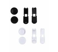 YIKEDA Replacement Lace Locks & End Clips for Elastic Laces, 2 Sets | Spare shoelace clips for compatible no-tie lacing systems. Accessories only; laces not included. Available in 18 colours.